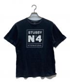 stussyステューシー）の古着「Tシャツ」｜チャコールグレー