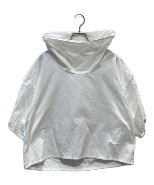 ISSEY MIYAKE（イッセイミヤケ）ISSEY MIYAKE (イッセイミヤケ) ハイネックカットソー ホワイト サイズ:2の古着・服飾アイテム