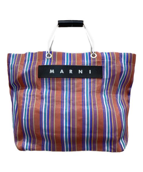 MARNI（マルニ）MARNI (マルニ) フラワーカフェトートバッグ マルチカラーの古着・服飾アイテム