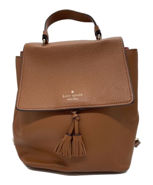 Kate Spade（ケイトスペード）Kate Spade (ケイトスペード) medium backpack hayes ブラウンの古着・服飾アイテム