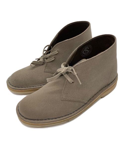 CLARKS（クラークス）CLARKS (クラークス) DESERT BOOT ベージュ サイズ:23.5の古着・服飾アイテム