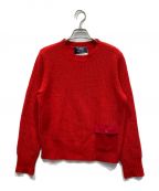 LE MONT ST MICHELル・モンサンミッシェル）の古着「SHETLAND KNIT PULLOVER」｜レッド