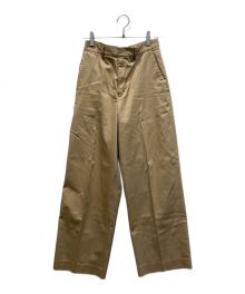 STEVEN ALAN（スティーブンアラン）の古着「COMPACT WEAPON WIDE TROUSERS 2/チノ」｜ベージュ