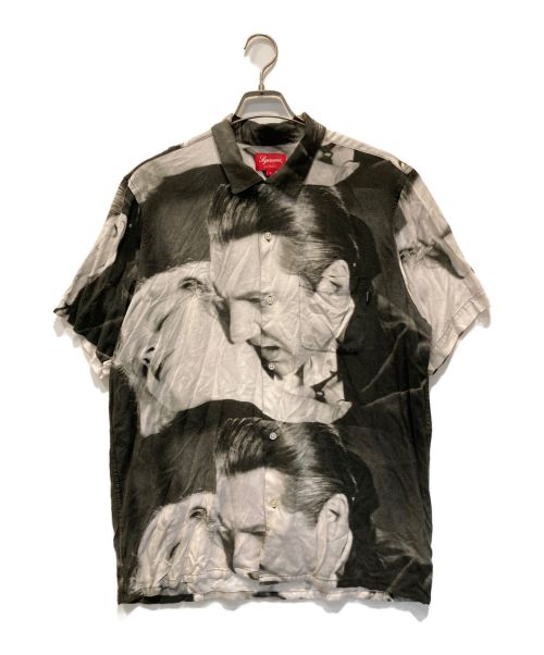 SUPREME（シュプリーム）SUPREME (シュプリーム) Bela Lugosi Rayon S/S Shirt グレー×ブラック サイズ:Lの古着・服飾アイテム