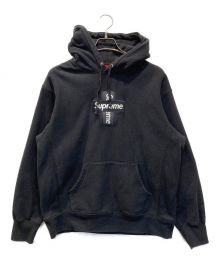 SUPREME（シュプリーム）の古着「CROSS BOX LOGO HOODED SWEATSHIRT」｜ブラック