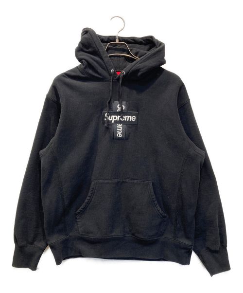 SUPREME（シュプリーム）Supreme (シュプリーム) CROSS BOX LOGO HOODED SWEATSHIRT ブラック サイズ:Mの古着・服飾アイテム