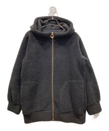 BLUE LABEL CRESTBRIDGE（ブルーレーベルクレストブリッジ）の古着「ボアブルゾン」｜ブラック