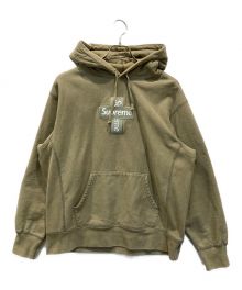 SUPREME（シュプリーム）の古着「CROSS BOX LOGO HOODED SWEATSHIRT」｜オリーブ