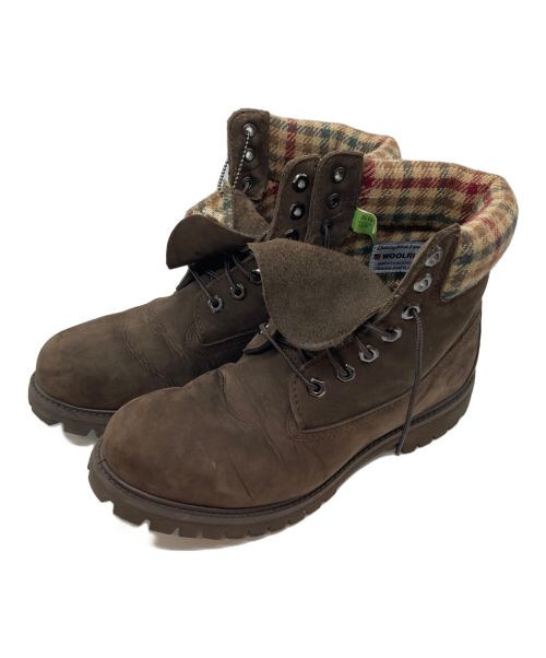 Timberland（ティンバーランド）Timberland (ティンバーランド) WOOLRICH (ウールリッチ) 6インチ プレミアム レッドブリアヌバック ブーツ ブラウン サイズ:26の古着・服飾アイテム