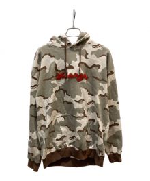 X-LARGE（エクストララージ）の古着「CAMO PULLOVER HOODED SWEAT」｜ベージュ