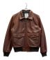 TAYLOR STITCH（テイラースティッチ）の古着「CFIT LEATHER BOMBER JKT」｜ブラウン