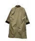 FREAK'S STORE (フリークスストア) BRITISH KHAKI (ブリティッシュカーキ) 別注 ビッグシルエット ウールロングコート カーキ サイズ:S 未使用品：7000円