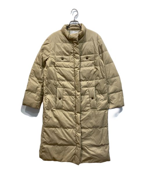 apaiser lame（アペゼラム）apaiser lame (アペゼラム) ダウンコート ベージュ サイズ:38の古着・服飾アイテム