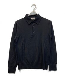 MONCLER（モンクレール）の古着「MAGLIA TRICOT POLO」｜ブラック