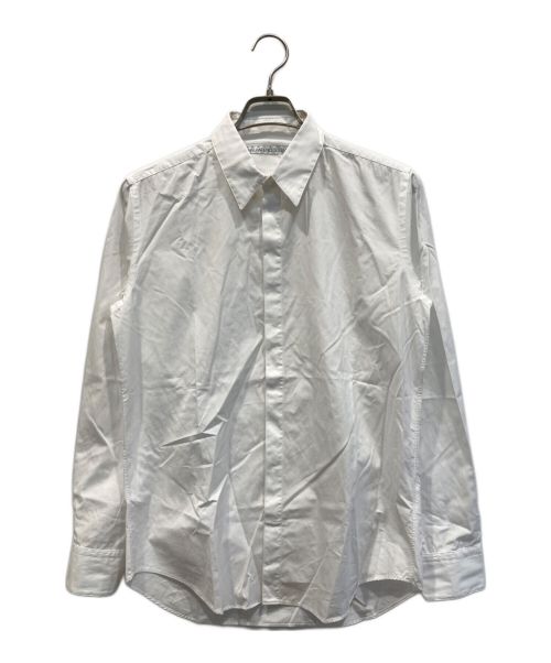 JOHN LAWRENCE SULLIVAN（ジョン ローレンス サリバン）JOHN LAWRENCE SULLIVAN (ジョン ローレンス サリバン) BROADCLOTH BUTTON DOWN SHIRT ホワイト サイズ:38の古着・服飾アイテム