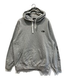 THE NORTH FACE（ザ ノース フェイス）の古着「MESSAGE LOGO HOODIE」｜グレー