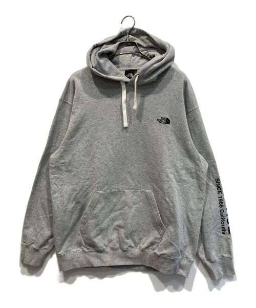 THE NORTH FACE（ザ ノース フェイス）THE NORTH FACE (ザ ノース フェイス) MESSAGE LOGO HOODIE グレー サイズ:XLの古着・服飾アイテム