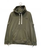 THE NORTH FACEザ ノース フェイス）の古着「MESSAGE LOGO HOODIE」｜オリーブ