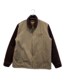 TRADE MARK×CALEE（トレードマーク×キャリー）の古着「Corduroy/Tweed sports type jacket」｜ベージュ×ブラウン