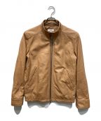 SHIPSシップス）の古着「DOGEAR BL LEATHER」｜ベージュ