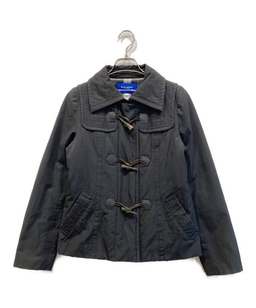 BURBERRY BLUE LABEL（バーバリーブルーレーベル）BURBERRY BLUE LABEL (バーバリーブルーレーベル) ショートダッフルコート ブラック サイズ:38の古着・服飾アイテム