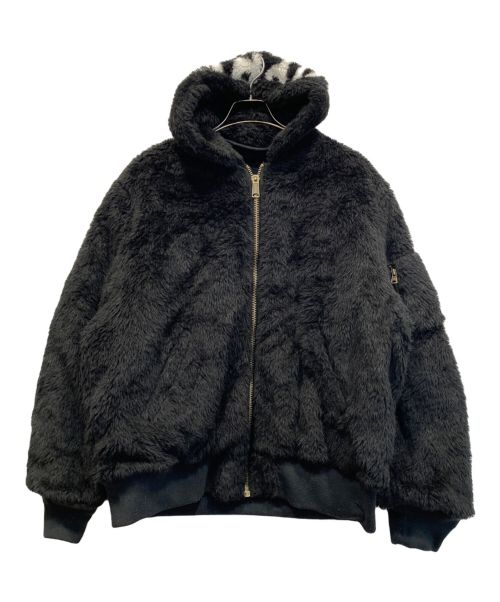 SUPREME（シュプリーム）Supreme (シュプリーム) Faux Fur Reversible MA-1 ブラック サイズ:XLの古着・服飾アイテム