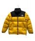 THE NORTH FACE（ザ ノース フェイス）の古着「ヌプシジャケット」｜イエロー×ブラック