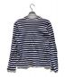 PLAY COMME des GARCONS (プレイ コムデギャルソン) LITTLE BLACK HEART STRIPED L/S T-SHIRT ネイビー×ホワイト サイズ:M：3980円