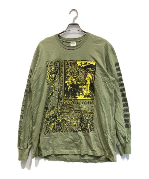 SUPREME（シュプリーム）Supreme (シュプリーム) Saint Sebastian L/S Tee カーキ サイズ:Lの古着・服飾アイテム