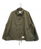 WTAPSダブルタップス）の古着「CHIEF / JACKET / POLY. TWILL. SIGN」｜オリーブ