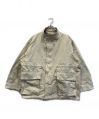 ARMY TWILLアーミーツイル）の古着「2WAY Cotton Nylon Stand Coat」｜アイボリー