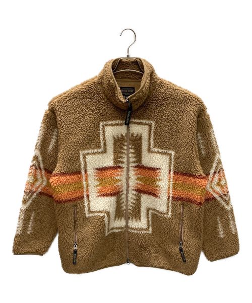 PENDLETON（ペンドルトン）PENDLETON (ペンドルトン) ボアジャケット ブラウン サイズ:Lの古着・服飾アイテム