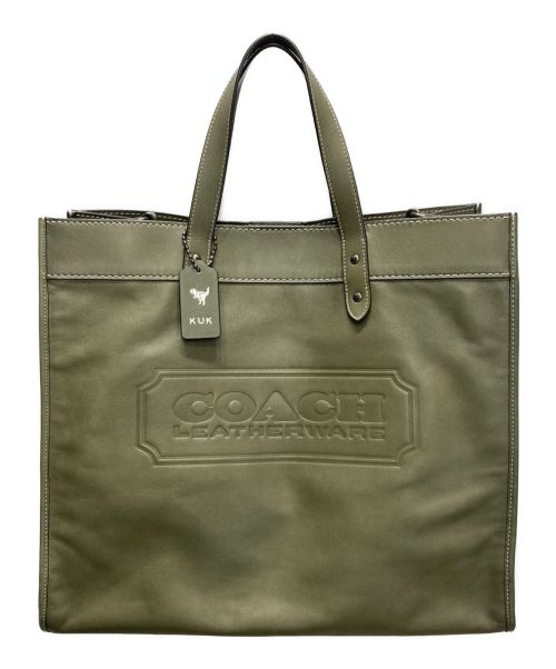 COACH（コーチ）COACH (コーチ) フィールド トート 40 / 2WAYショルダーバッグ カーキの古着・服飾アイテム