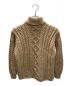 GUERNSEY WOOLLENS (ガンジーウーレンズ) アランニット ブラウン サイズ:M：3480円