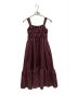 HER LIP TO (ハーリップトゥ) Double Bow Summer Long Dress ボルドー サイズ:S：4480円