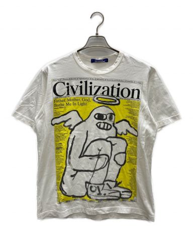 [中古]JUNYA WATANABE CdG MAN(ジュンヤ ワタナベ コム デ ギャルソン マン)のメンズ トップス  綿度詰天竺CivilizationプリントTシャツ