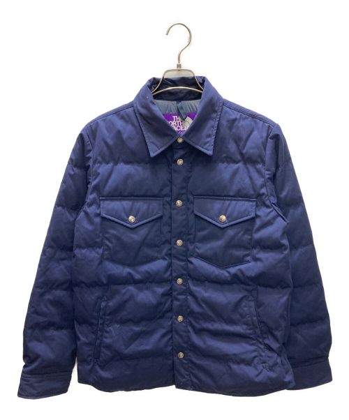 THE NORTHFACE PURPLELABEL（ザ・ノースフェイス パープルレーベル）THE NORTHFACE PURPLELABEL (ザ ノースフェイス パープルレーベル) 65/35ダウンジャケット ネイビー サイズ:Lの古着・服飾アイテム