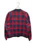 PENDLETON (ペンドルトン) 70sウールカーディガン レッド×ネイビー サイズ:XL：5800円