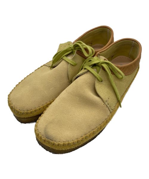 CLARKS（クラークス）CLARKS (クラークス) LEVI'S (リーバイス) ウィーバーモカシンシューズ グリーン サイズ:9の古着・服飾アイテム