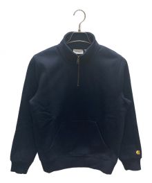 Carhartt WIP（カーハート ワークインプログレス）の古着「チェイスネックジップスウェットシャツ / CHASE NECK ZIP SWEAT SHIRT」｜ネイビー