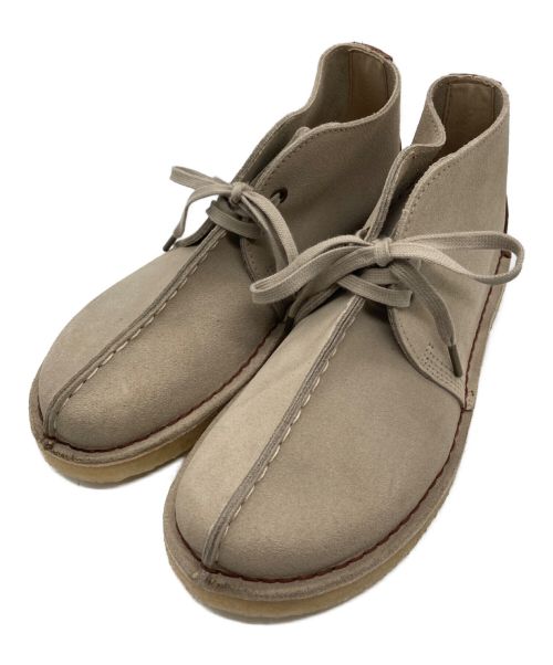 CLARKS ORIGINAL（クラークスオリジナルズ）CLARKS ORIGINAL (クラークスオリジナルズ) デザートトレックハイ Desert TrekHi 50th ベージュ サイズ:25.5㎝の古着・服飾アイテム