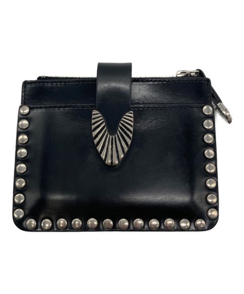 TOGA PULLA（トーガ プルラ）TOGA PULLA (トーガ プルラ) レザーウォレットスタッズ/LEATHER WALLET STUDS ブラックの古着・服飾アイテム