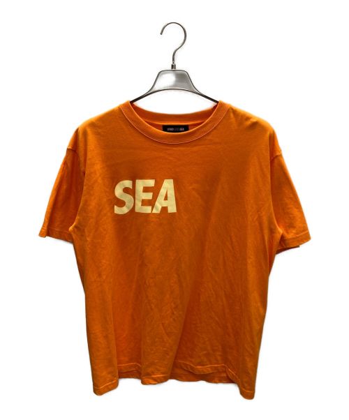 WIND AND SEA（ウィンド アンド シー）WIND AND SEA (ウィンダンシー) Tシャツ オレンジ サイズ:Lの古着・服飾アイテム