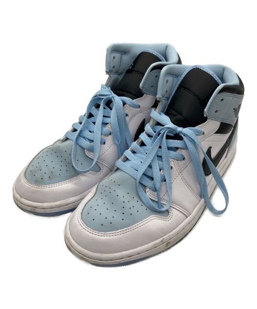 NIKE（ナイキ）NIKE (ナイキ) Air Jordan 1 Mid Ice Blue Nubuck ブルー サイズ:27の古着・服飾アイテム