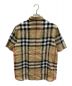 BURBERRY LONDON (バーバリー ロンドン) ノヴァチェックオーバーサイズリネンシャツ ベージュ サイズ:sp：25000円