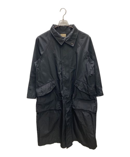 maturely（マチュアリー）maturely (マチュアリー) BEAMS BOY (ビームスボーイ) Military Memory Over Coat/ミリタリーメモリーオーバーコート ブラック サイズ:1の古着・服飾アイテム