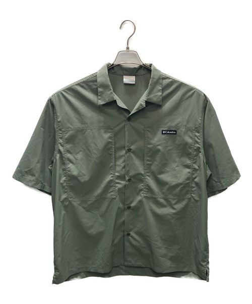 Columbia（コロンビア）Columbia (コロンビア) ロードトゥーマウンテンキャンプラバーズS/Sシャツ カーキ サイズ:Lの古着・服飾アイテム