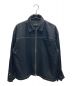 LiNoH（リノー）の古着「WOOL TWILL STITCH BLOUSON/ウールツイルステッチブルゾン」｜ブラック