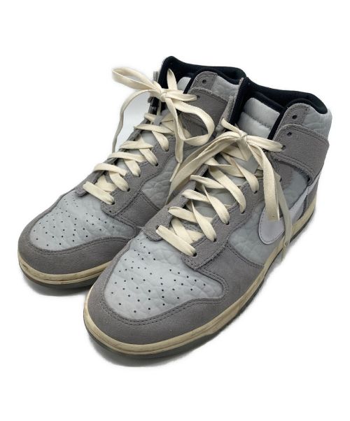 NIKE（ナイキ）NIKE (ナイキ) DUNK HI PREMIUM/ダンク ハイ プレミアム グレー サイズ:26.5㎝/US8.5/UK7.5の古着・服飾アイテム