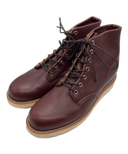 CHIPPEWA（チペワ）CHIPPEWA (チペワ) 6INCH PLAIN TOE BOOTS レッド サイズ:10D/28cmの古着・服飾アイテム